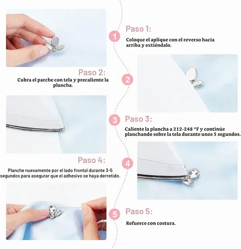 Vista 4 de FINGERINSPIRE 12 diamantes de imitación de cristal en forma de hoja - 6 estilos de apliques de cristal brillante con fijación en caliente, hojas 12