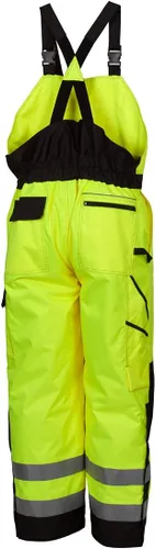 Vista 3 de Pyramex RWB46 Series Hi-Vis Winter Bib Work Pants