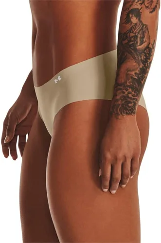 Vista 2 de Under Armour - Calzones hípsters para mujer completamente elásticos, paquete de 3