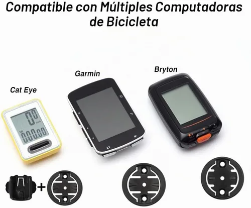 Vista 4 de Manija de montaje para computadora de bicicleta, peso doblado integrado de fibra de carbono para ojo de gato Bryton Series Computer Extend Bracket