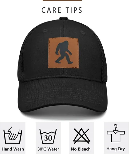 Vista 7 de Mens Hat Snapback Trucker Hats Outdoor Gifts for Men Dad Husband Father's Day Leather Pattern Baseball Cap Cs1012 Pie Grande-00