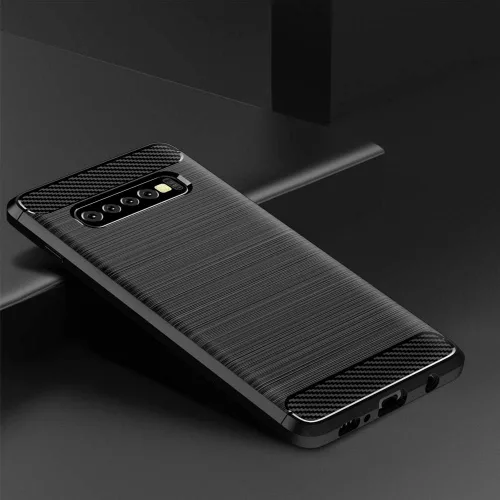Vista 4 de Asuwish Funda de teléfono para Samsung Galaxy S10 Plus con protector de pantalla de vidrio templado y accesorios para celda, delgada y suave
