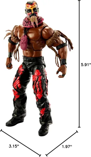 Vista 7 de Mattel WWE Boogeyman Elite Collection Figura de acción, articulación de lujo y detalles realistas con accesorios icónicos, 6 pulgadas