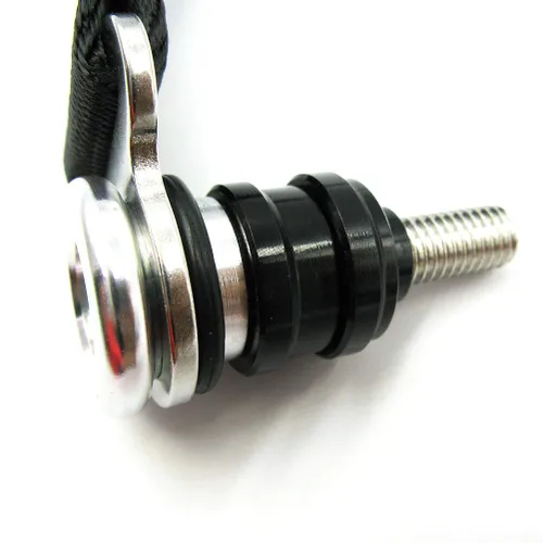 Vista 4 de OTOM Correa de rescate ajustable trasera para motocicleta Dirt Bike CRF YZF YZFX WR RMZ C2 (negro)