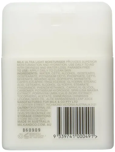 Vista 2 de Milk & Co. Hidratante natural ultraligero para hombre, 5 onzas líquidas