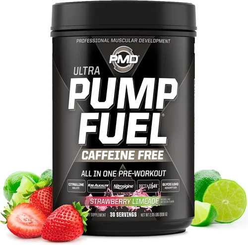 Vista 22 de PMD Sports Pump Fuel All in Insanity, Polvo Pre-Entreno Definitivo y Bomba Muscular, Energía de Máxima Fuerza, Concentración, Resistencia