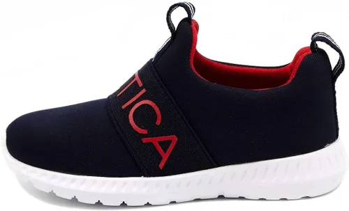 Vista 2 de Nautica Tenis deportivos de moda para niños y niñas pequeñas