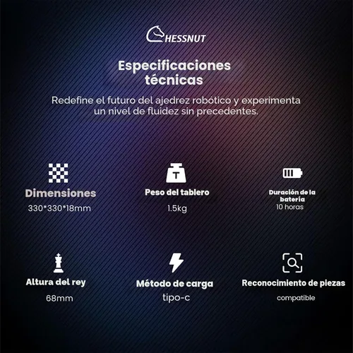 Vista 7 de Juego de ajedrez electrónico Chessnut Air, un magnífico tablero de ajedrez de madera hecho a mano con reinas extra, LED, juego de ajedrez