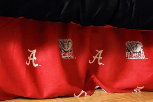 Vista 19 de College Covers Everything Comfy Nebraska Cornhuskers - Falda de cama con volantes, tamaño individual