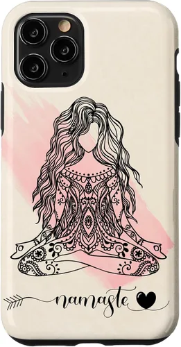 Vista 29 de Namaste Mandala Hippie Yoga Woman Meditation Spiritual Gift Case for iPhone 17