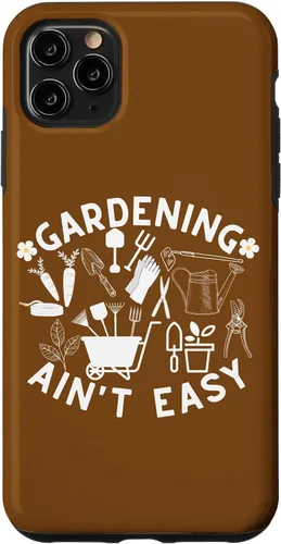 Vista 11 de Funda gráfica de jardinero con diseño floral vintage para iPhone 14 Gardening Ain't Easy