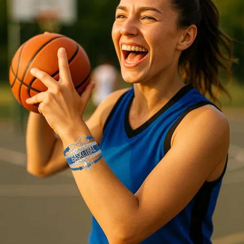 Vista 60 de Infinity Collection - Pulsera de baloncesto de regalo para equipos y jugadores