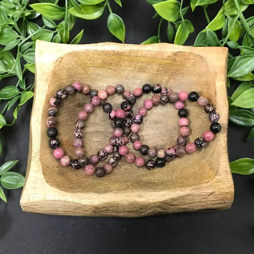Vista 658 de Gem Avenue Handmade Round Bead Stretch Bracelet Unisex Natural Stone Beaded Jewelry for Men & Women, Elastic Wristband for Daily Wear
