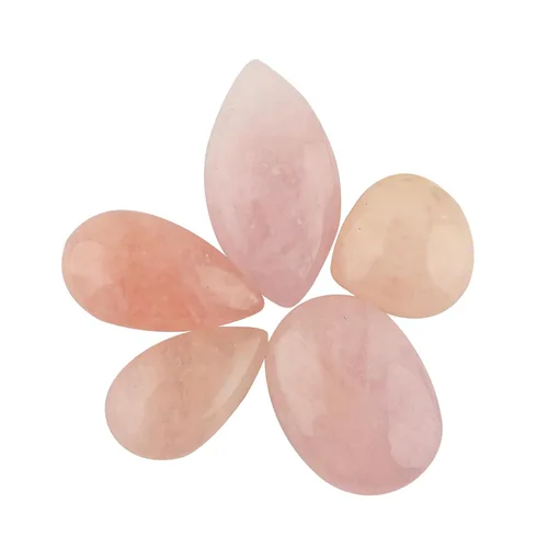 Vista 12 de CRYSTALIS Al por mayor 5 piezas de piedra preciosa natural K2 jaspe suelta en bruto, cabujones para hacer joyería, piedras pulidas de chakra