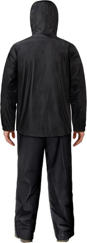 Vista 3 de Rodeel Conjunto de chaqueta impermeable y overol, chaqueta impermeable para lluvia, máxima protección para aventuras al aire libre
