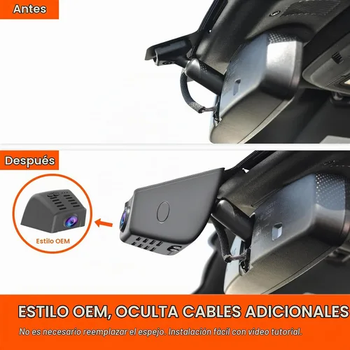 Vista 6 de Mangoal Cámara de tablero 4K para Ford Explorer U625 2020-2024 (modelo A)