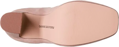 Vista 4 de Chino lavandería Sylvia vestido con cordones para mujer