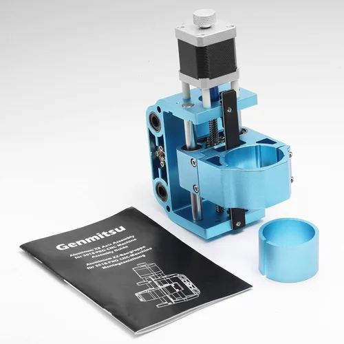 Vista 6 de Genmitsu Kit de montaje de eje Z de aluminio mejorado V2, con soporte de motor de husillo para husillo 775 y husillo de 300-500W, soporte de husillo