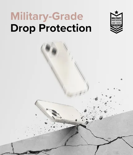 Vista 3 de Ringke Air - Funda compatible con iPhone 15 Plus, delgada, flexible, ligera, delgada, para mujeres y hombres, transparente