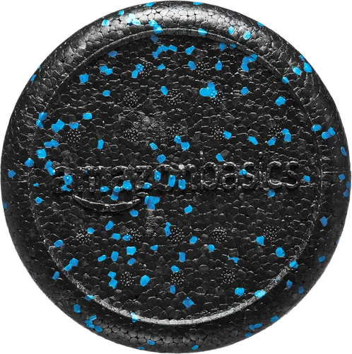 Vista 3 de Amazon Basics Rodillo de espuma de alta densidad para ejercicio y recuperación, 24 pulgadas, azul moteado