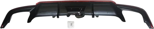 Vista 6 de NINTE Difusor trasero con luz de freno LED para Toyota Camry SE XSE Sedan solo 2018-2024 ABS negro brillante parachoques trasero labio