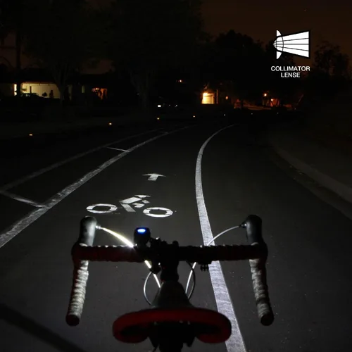 Vista 6 de NiteRider Swift 500 - Luz delantera para bicicleta Vmax+ 150 luces traseras para bicicleta, paquete combinado - USB recargable faro de bicicleta LED