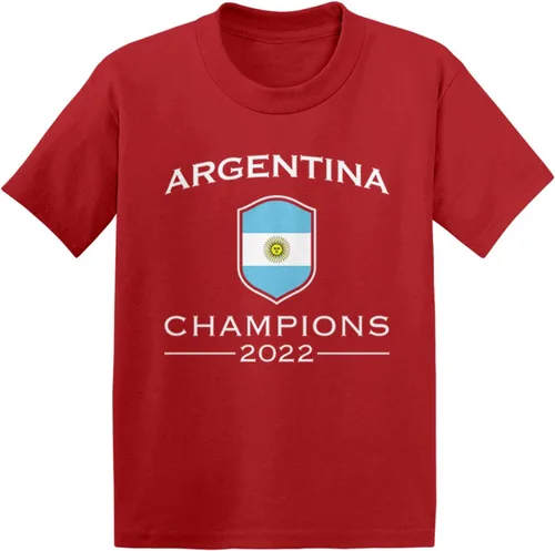Vista 6 de Argentina Champions 2022 - Camiseta de algodón para bebés/niños pequeños