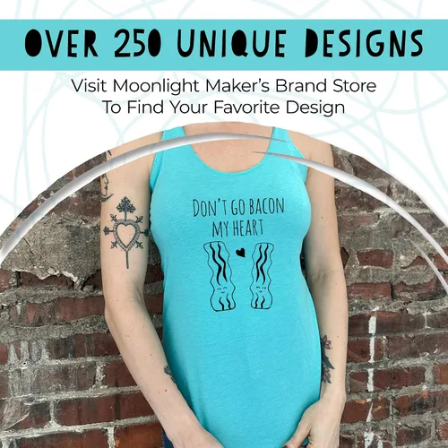 Vista 4 de Women's Graphic Racerback Tank Top, Gift for Her, Shirts with Sayings