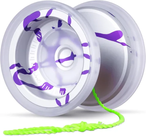 Vista 14 de MAGICYOYO Yoyo Sensible para Niños de 8 a 12 años, Paquete de 2 Yoyos, Truco Profesional de Girar con Dedo para Avanzados, Yoyo de Metal de Doble