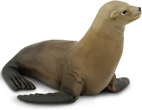Vista 4 de Safari Ltd. Figura de león marino – Figura detallada de modelo de plástico de 3.1 pulgadas – Divertido juguete educativo para niños, niñas y niños a