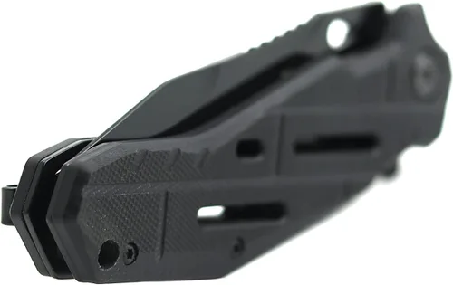 Vista 4 de S-TEC Cuchillo de bolsillo plegable EDC con rodamiento de bolas con mango compuesto G10, estilo múltiple para elegir
