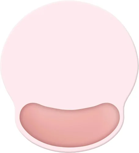 Vista 13 de Alfombrilla de mouse con soporte para reposamuñecas, alfombrilla ergonómica de espuma viscoelástica de 9 x 10 pulgadas, base de goma antideslizante