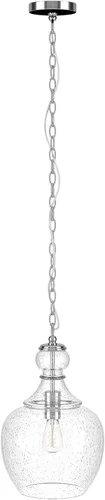 Vista 10 de Henn&Hart Lámpara colgante de 11 pulgadas con cable ajustable de 6 pies Negro