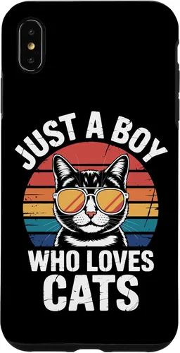 Vista 11 de Just A Boy Who Loves Cats Feline Enthusiast Pet Cat Parents Case for iPhone 16