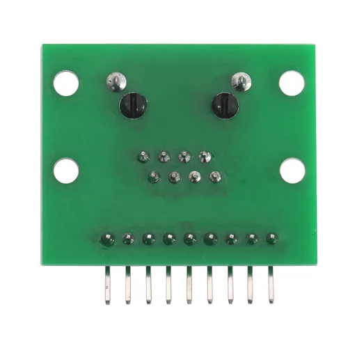 Vista 5 de Kit de adaptador de PCB de ángulo recto RJ45 de 10 piezas con cabezal de 8 pines, enchufe Ethernet vertical para proyectos de audio y redes DMX512