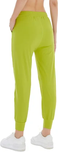 Vista 3 de PATTERN HOUR Pantalones deportivos para mujer con bolsillos, pantalones deportivos para mujer, pantalones suaves para yoga, entrenamiento, correr