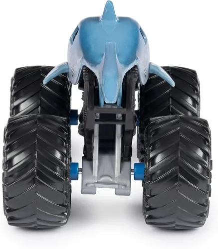 Vista 8 de Monster Jam 2023 Spin Master 1:64 Camión de fundición a presión Serie 31 Legacy Trucks Megalodon
