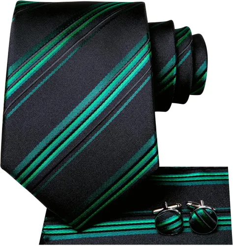 Vista 86 de Dubulle Corbata tejida de cachemira para hombre y gemelos de pañuelo para hombre, conjunto de gemelos para boda formal y negocios