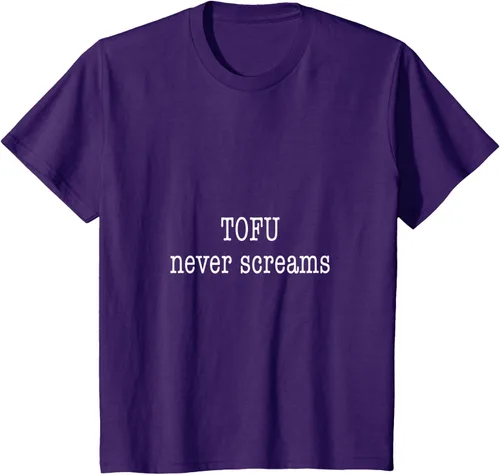 Vista 4 de Tofu Never Screams - Camiseta vegana de bienestar animal