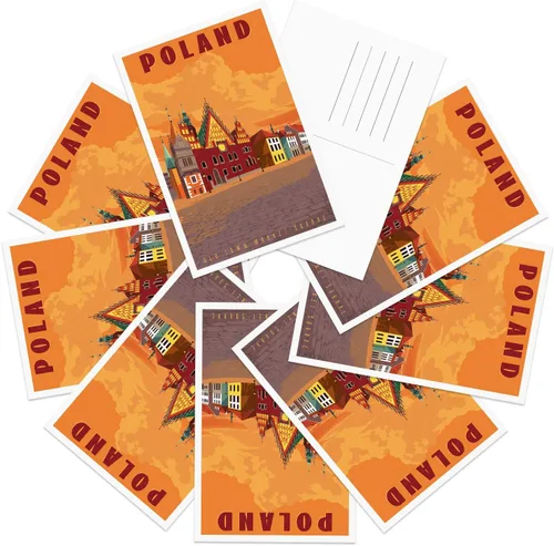 Vista 22 de gaeaverse Amsterdam Países Bajos Postales de paisaje vintage 9 piezas/juego de tarjetas de felicitación de ciudades del mundo para negocios, viajes