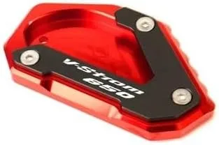 Vista 8 de TEMKIN W for Suzuki V-Strom 650/XT VSTROM 650 DL650 2004-2022 2021 Motorcycle CNC Kickstand Foot Side Stand Extension Pad Support Plate Y