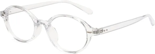 Vista 9 de Cyxus Retro Oval Blue Light Glasses for Women Reduce Eye Strain 8162 UV Protection,Eye Protection,Fashion Nerd Y2K Style,Ideal for Daily Wear