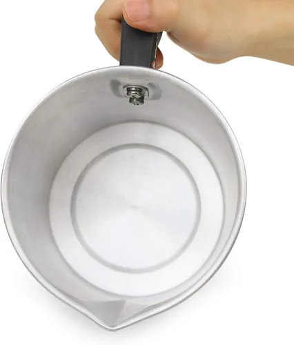 Vista 5 de EricX Light - Olla para hacer velas, 2 libras, olla de cera de doble caldera, boquilla de verter sin goteo y mango resistente al calor, diseño