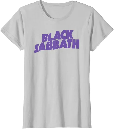 Vista 10 de Black Sabbath Camiseta con logotipo morado