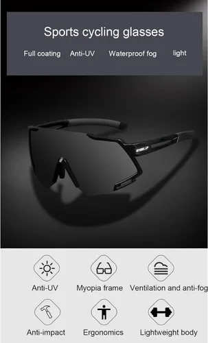 Vista 2 de Baixnsj UV400 Anti-arañazos Anti-niebla Ciclismo Gafas polarizadas Deportes Espejo Pesca al aire libre Polarizadas Gafas de sol