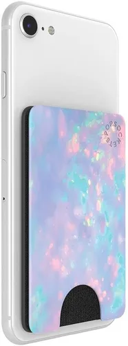 Vista 4 de PopSockets PopWallet - Elegante tarjetero extraíble para teléfonos inteligentes - Chroma Cloud