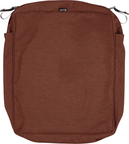 Vista 21 de Classic Accessories Montlake - Funda deslizante para cojín de asiento rectangular resistente al agua de 21 x 19 x 5 pulgadas para exteriores, funda