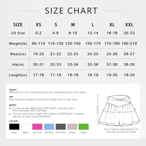 Vista 6 de COPYLEAF Pantalones cortos cruzados fluidos 2 en 1 para mujer, pantalones cortos atléticos de mariposa, pantalones cortos para correr, tenis
