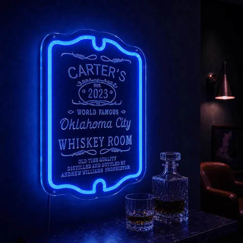 Vista 10 de Letrero de barra de neón personalizado para bar en casa, hecho a mano, regulables, personalizables, barras de neón 3D, letrero de luz de cerveza