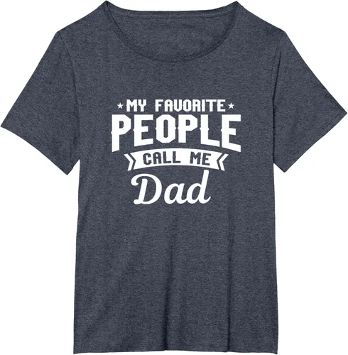 Vista 72 de My Favorite People Call Me Dad - Camiseta divertida, Negro, S